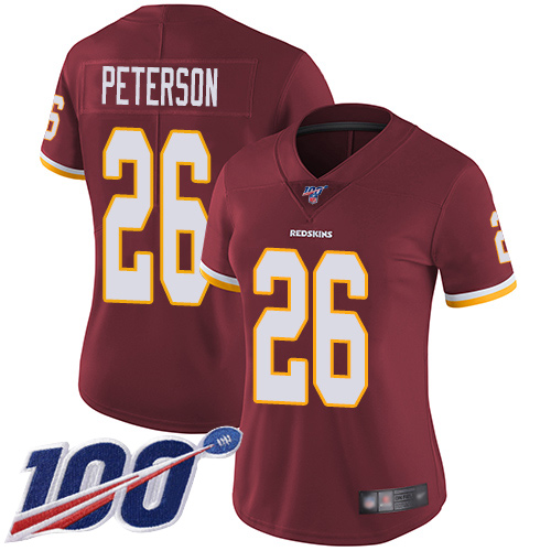 Washington Redskins Limited Burgundy Red Women Adrian Peterson Home Jersey NFL Football 26->youth nfl jersey->Youth Jersey